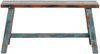 Sitzbank RANCH Antik-Multicolor Mahagoni ca. L90cm Massivholz Holzbank Flurbank Bild 3