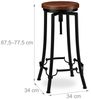Relaxdays Barhocker industrial hoch Bild 4
