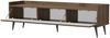 Compleo TV-Schrank 150 cm, Lamellenoptik, Japandi design, geriffeltes Front Bild 3
