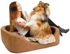 CopcoPet Tierbett Hundebett Stella Antik Weiß XL ca. 100x80 cm Kaltschaumstoff Bild 3