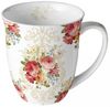 Ambiente Luxury Paper Products Becher Porzellan Mohn Wiese / Blumen, Pflanzen Mug Kollektion, Porzellan Sara Blumen, Tasse -Tee/Kaffee - Ideal Als Geschenk Bild 2