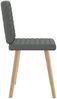 vidaXL Esszimmerstühle 2 Stk. Dunkelgrau Stoff 4101175 Bild 5