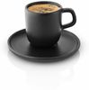 Eva Solo Nordic kitchen Espressotasse mit Untertasse, Espresso Tasse, Kaffeetasse, Steinzeug, Black / Schwarz, 65 ml, 512705 Bild 4