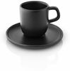 Eva Solo Nordic kitchen Espressotasse mit Untertasse, Espresso Tasse, Kaffeetasse, Steinzeug, Black / Schwarz, 65 ml, 512705 Bild 3