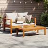 vidaXL Gartensofa mit Kissen 2-Sitzer Massivholz Akazie 367623 Bild 3