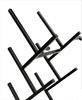 DanDiBo Handtuchhalter Bad Wand Metall Schwarz Acord 96278 Modern Handtuchregal Wandmontage Wandhandtuchhalter Badezimmer Bild 2