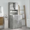 vidaXL Waschmaschinenschränke 2 Stk. Betongrau Holzwerkstoff 3324919 Bild 3