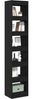 vidaXL Bücherregal Schwarz Eichen-Optik 40 x 30 x 198 cm Holzwerkstoff 862719 Bild 3