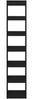 vidaXL Bücherregal Schwarz Eichen-Optik 40 x 30 x 198 cm Holzwerkstoff 862719 Bild 5