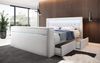 Boxspringbett Jupiter mit TV Lift, RGB und Stauraum 180x200 Weiß H3 (70-100kg) Bild 3
