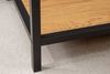 riess-ambiente Bücherregal SLIM LINE 185x114cm natur / schwarz, Einzelartikel 1-tlg, Wohnzimmer · Holzwerkstoff · Metall · mit Ablage · Industrial Bild 4