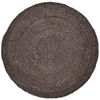 Marrakesch Orient & Mediterran Interior Teppich Ethno Boho Deko Jute Teppich Abrila Rund 80cm Braun, Handarbeit Bild 4