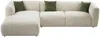 Vente-unique - TANCAVO Sofa Stoff Beige - B 178 cm x H 72 cm x L 307 cm Bild 3
