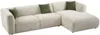 Vente-unique - TANCAVO Sofa Stoff Beige - B 178 cm x H 72 cm x L 307 cm Bild 2