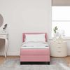 vidaXL Boxspringbett mit Kopfteil Rosa 200 x 80 cm Samt 3341389 Bild 3