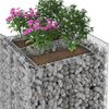 vidaXL Gabionen-Hochbeet 2 pcs Silber 3422224 Bild 4
