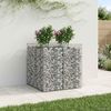 vidaXL Gabionen-Hochbeet 2 pcs Silber 3422224 Bild 5