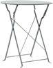 vidaXL 3-tlg. Bistro-Set, Stahl Grau, Ø 60x71 cm Bild 3