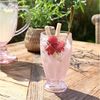 Chic Antique - Wasserglas Trinkglas Glas 350ml Rosa mit Muster 61098607 Bild 2