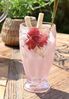 Chic Antique - Wasserglas Trinkglas Glas 350ml Rosa mit Muster 61098607 Bild 3