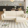 Ecksofa mit Relaxfunktion, L-Form, Schlafsofa mit Verstellbarer Rückenlehne, Polstersofa, Loungesofa, Samtbezug Bild 2