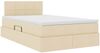 vidaXL Aufbewahrungsbett mit Matratze Creme 120 x 190 cm Holzwerkstoff 3370498 Bild 5