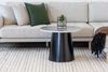Couchtisch >Brito< in Grau / Schwarz, MDF, Stahl - 45x60cm (HxD) Bild 2
