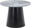 Couchtisch >Brito< in Grau / Schwarz, MDF, Stahl - 45x60cm (HxD) Bild 1