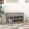 vidaXL Schuhbank Grau Sonoma 80x30x45 cm Holzwerkstoff 816054 Bild 3