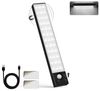 LQWELL LED Unterbauleuchte mit Bewegungsmelder, Dimmbar, Akku, USB-C Wiederaufladbar Schranklicht, LED fest integriert, Treppenlicht, Nachttischlampe 42,5 cm, 2200 mAh Bild 4