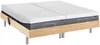 Relaxbett elektrisch mit Tellermodulen + Matratzen mit Memory Schaum - 2 x 80 x 200 cm - Eichefarben - HESIODE III von DREAMEA Bild 4