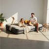 Avenli Luftmatratze Luftbett selbstaufblasend für 2 Personen Queen-Size 203 x 152 x 36 cm, (Gästebett Matratze aufblasbar mit integrierter Elektropumpe, 2-St, Reisebett mit Pumpe & Tragetasche), elektrisch mit weicher beflockter Oberfläche Bild 3