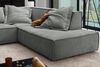 KAWOLA Sofa SAMU Ecksofa Stoff grau Recamiere rechts 72 x 224 x 226 cm Bild 5