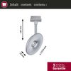 Paulmann 96936 URail LED-Spot Sphere Chrom matt,Chrom 7W 2. 700K Bild 2