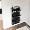 Schuhkipper Sokndal mit 3 Klappen Grau [en. casa] Bild 4