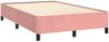 vidaXL Boxspringbett mit Matratze Rosa 120x190 cm Samt 3270498 Bild 4