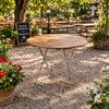 Biergarten Tisch Klapptisch Gartentisch Stehtisch klappbar Stahl Ø80cm Bild 1