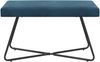 vidaXL Bank Uni Blau 80 x 40 x 45 cm Samt 42038338 Bild 5