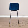 Bronx71 Barhocker Samt Mikky 65 - 78 cm blau Bild 5