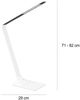 LED Schreibtischleuchte TRAVIS mit USB Ladefunktion, Weiß, Höhe 71cm Bild 4