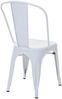 Stuhl HWC-A73, Bistrostuhl Stapelstuhl, Metall Industriedesign stapelbar ~ weiß Bild 4