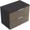 Design Hängeschrank Urban Slimline Konsole 2 Softeinzüge Sand : Sand / Grafit Bild 4