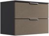 Design Hängeschrank Urban Slimline Konsole 2 Softeinzüge Sand : Sand / Grafit Bild 5