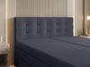 AX LIVING Finike Kontinentalbett 180x200 cm, 2 Matratzen, Grau Bild 4