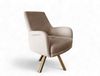 Sessel Drehsessel VALERIE in Stoff Stoff Elisa Velvet Beige Bild 4