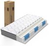 BlingBin Stauraumbett Einzelbett Doppelbett hydraulisches Bett (modern Polsterbett 180 × 200, 1-tlg, mit LED Licht, USB Schnelllade- & Typ-C-Anschluss), mit Lattenrost, stabiles Bettgestell aus Metall und Holz Bild 1