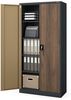 Jan Nowak Aktenschrank Metall Büroschrank abschließbar 90 cm JAN 4 Böden Stahl (Pulverbeschichtet 0,6 mm Wandmontage möglich PZH-zertifiziert) Ordnerschrank 50 Ordner Schloss 2 Schlüssel robust 13 Farben Bild 2