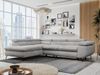 MKS MÖBEL Ecksofa PETER L, Set, Ecksofa L-form, HR35-Schaum, Wellenfederkern, Bettfunktion, Einstellbare Kopfstützen, Bettkasten Bild 1