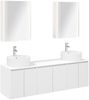 vidaXL Badezimmerschrank-Set 5 pcs Weiß Holzwerkstoff 3406447 Bild 2