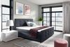 99rooms Primo Boxspringbett 160x200 cm Velours Jasmine Dunkelgrau Bild 1